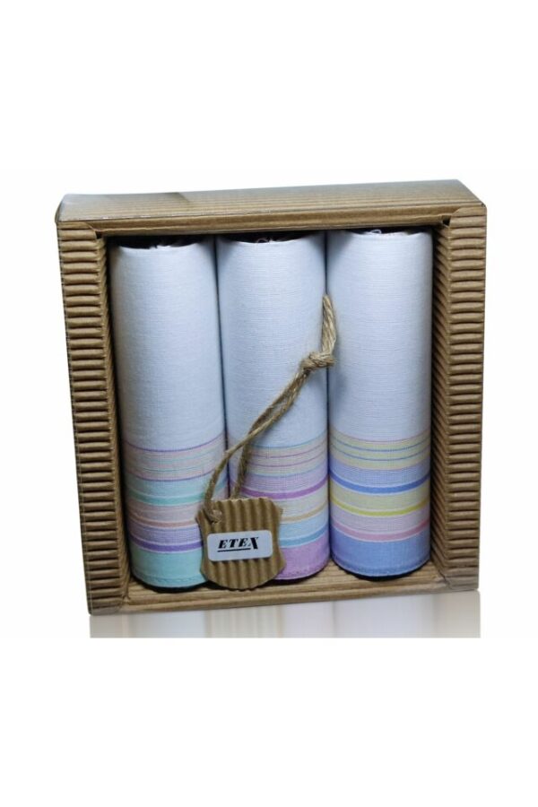 L47-9  Női textilzsebkendő 3 db